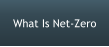 What Is Net-Zero